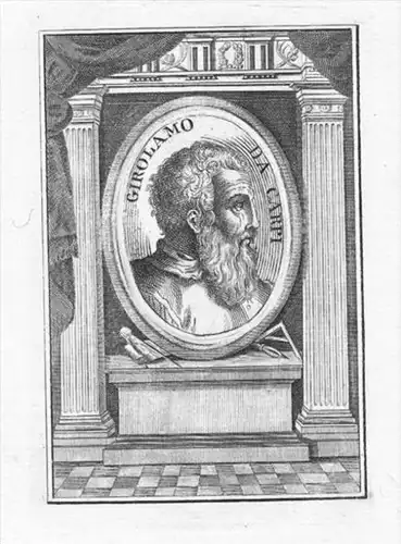 Girolamo da Carpi Ferrara Kupferstich Portrait engraving