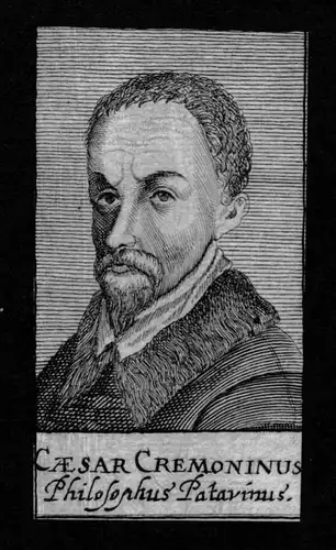 Cesare Cremonini Professor Padova Padua Italy Kupferstich Portrait