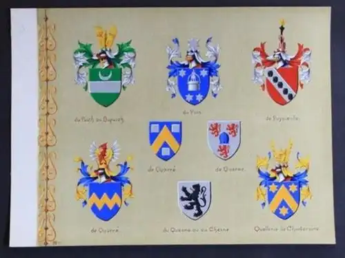 Puich Puis Puysieulx Querne Quarre Quesne Blason Wappen Heraldik