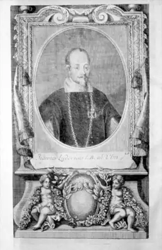 Johann Ludwig Freiherr v. Ulm Kupferstich Portrait engraving