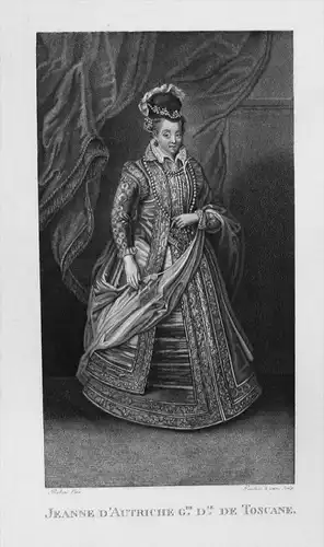 Jeanne d'Autriche G.de D.se de Toscane Johanna von Österreich (1547-1578) / Giovanna d'Austria Portrait