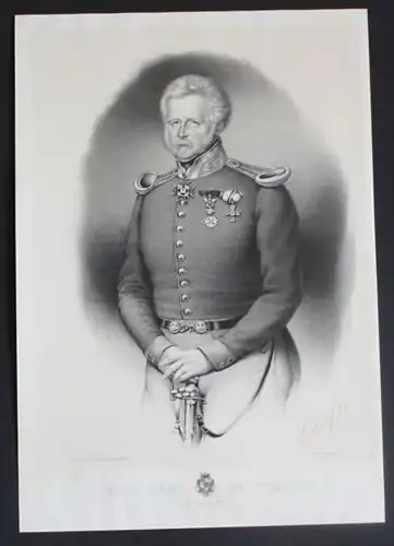 Max Graf Lerchenfeld. Oberst. -  Maximilian von Lerchenfeld-Brennberg (1788-1871) General Generalleutnant Mün