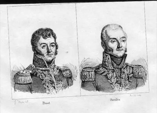 Prost Soules Napoleon Portrait  engraving gravure