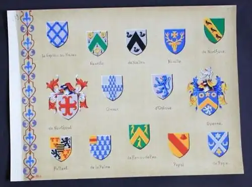 Neuville Nielles Nivelle Northove Ozenne Omaer Blason Wappen Heraldik