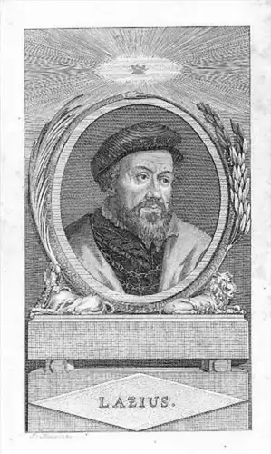 Wolfgang Lazius Arzt Kupferstich Portrait engraving