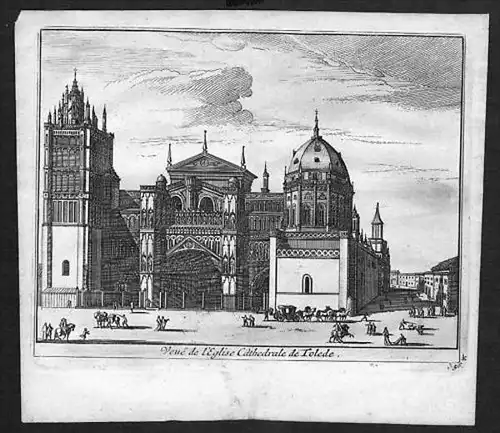 Toledo grabado engraving Kupferstich