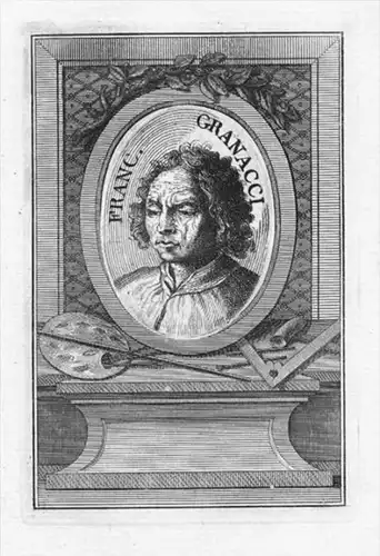 Francesco Granacci painter Kupferstich Portrait engraving