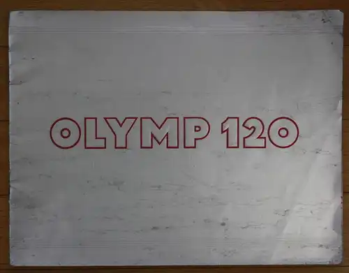 um 1950 Einrichtungen Olymp 120 Katalog Prospekt Frisör Einrichtung Stuttgart