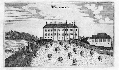 Winterhof Mooskirchen Graz Kupferstich Vischer engraving