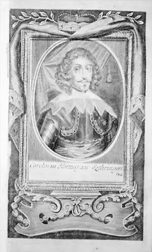 Karl IV Lothringen Lorraine Herzog Portrait  gravure