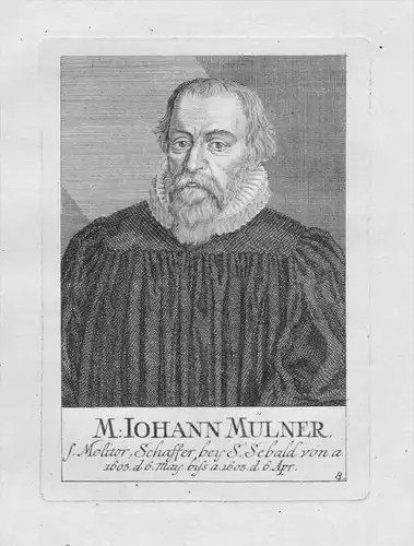 Johann Mülner Theologe St. Sebald Sebalduskirche Nürnberg Portrait
