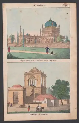 Arabien . Begräbnis der Sultane von Mysore . Gebäude in Madura - India Inde Indien Mysuru Madurai Palace tem