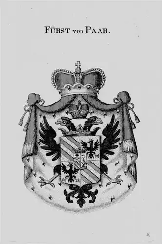 Paar Wappen Adel coat of arms heraldry Heraldik crest Kupferstich