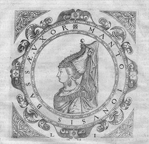 Manto Frau von Großwesir Yunus Pascha Portrait