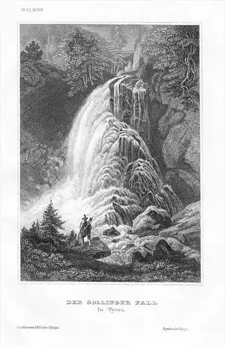 Gollinger Wasserfall  Golling Tennengau Tirol Österreich