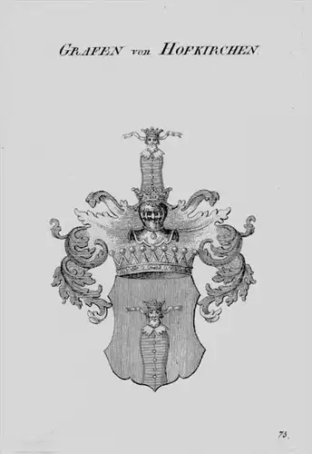 Hofkirchen Wappen Adel coat of arms heraldry Heraldik crest Kupferstich