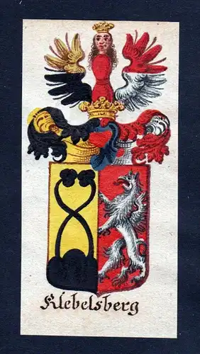 Klebelsberg Böhmen Wappen coat of arms Manuskript