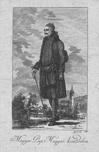 Rajnis Jozsef Köszeg Ungarn Kupferstich Portrait engraving gravure