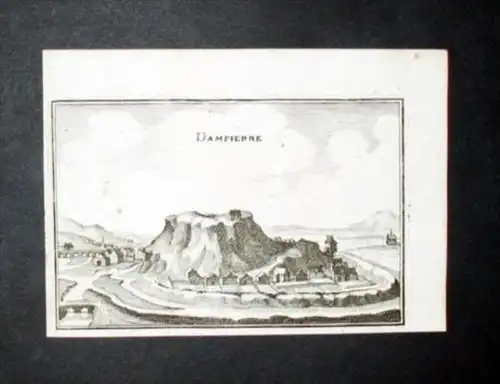 Dampierre-le-Chateau Champagne Gravure Estampe