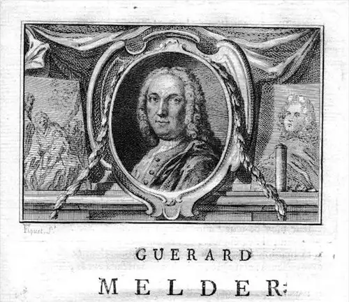 Gerard Melder painter Maler Portrait Kupferstich gravure engraving