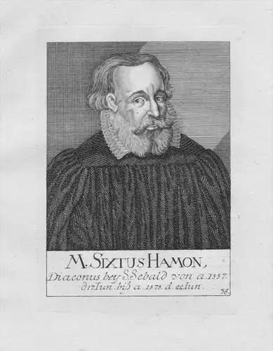 Sixtus Hamon Diakon Theologe St. Sebald Sebalduskirche Nürnberg Portrait