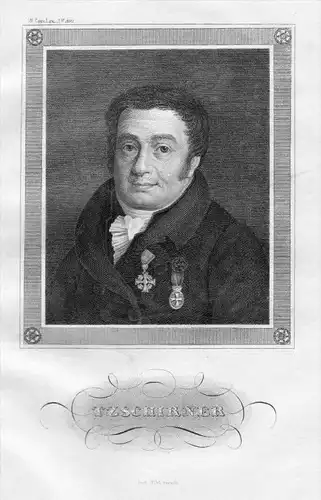 Heinrich Gottlieb Tzschirner Theologe Original  Portrait