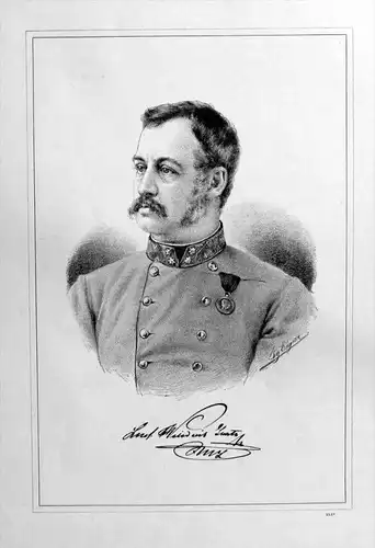 Ludwig Prinz zu Windisch-Graetz Portrait Litho Lithographie lithograph