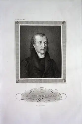 Johann Georg Schuderoff Theologe Altenburg Jena  Portrait