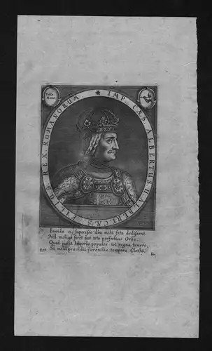 Albrecht II Kaiser Herzog König Habsburg Portrait