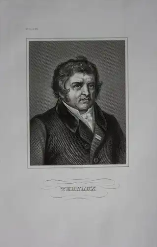 Baron Guillaume Louis Ternaux Politiker engraving  Portrait