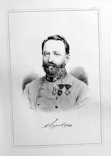 Joseph Ritter von Appel Portrait Lithographie litho lithograph