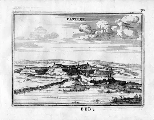 Le Cateau-Cambresis Picardie Frankreich France gravure estampe Kupferstich