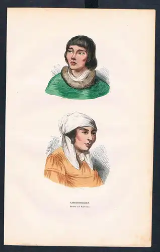 Kamtschadalen - Kamtschatka Russland Tracht Trachten costumes