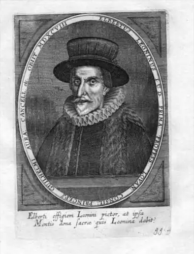 Elbert de Leeuw Gent Kupferstich Portrait
