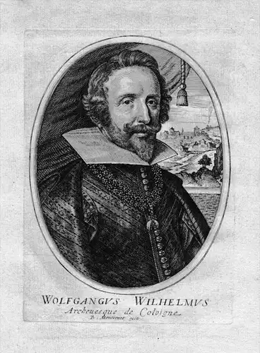 Wolfgang Wilhelm von Pfalz-Neuburg Portrait Kupferstich engraving