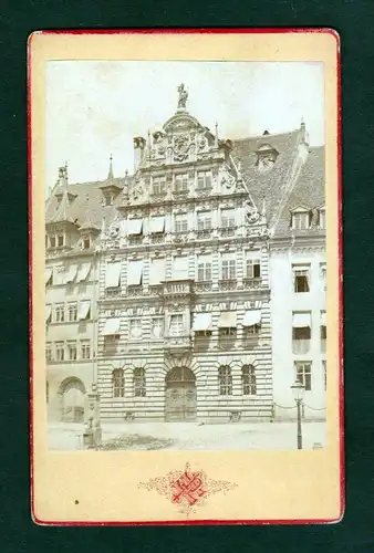 Pellerhaus Nürnberg Ansicht original Foto photo CDV