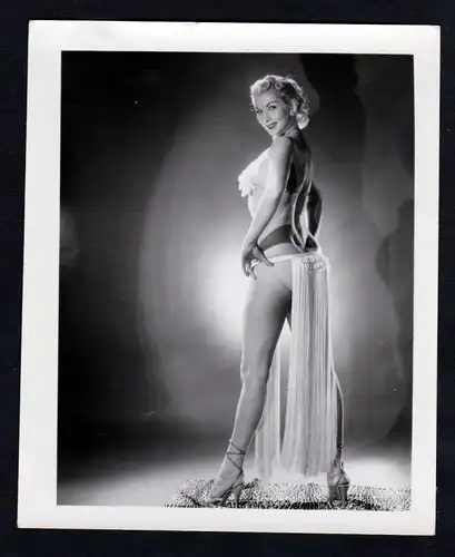 Unterwäsche lingerie Erotik nude vintage Pose Dessous pin up Foto photo