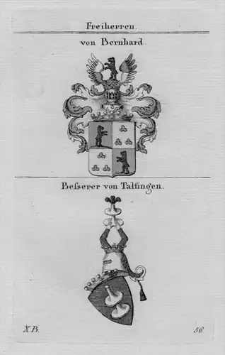 Bernhard Besserer Wappen Adel coat of arms Heraldik crest Kupferstich