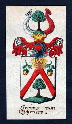 Serins von Aichenau Böhmen Wappen coat of arms Manuskript