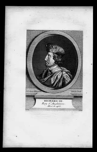 Richard III. Roy d'Angleterre - Richard III (1452 - 1485) König von England Great Britain king roi
