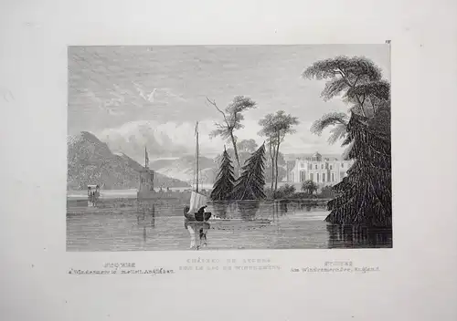 - Stores Castle Windermere England United Kingdom engraving