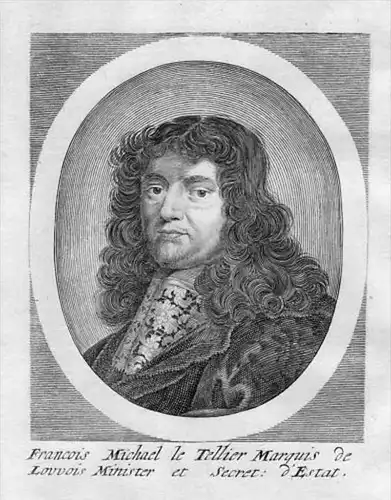 Francois Michel Le Tellier de Louvois (1641 - 1691) Comte de Tonnere Portrait