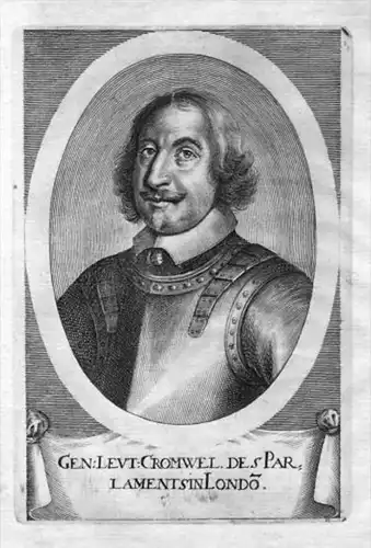 Oliver Cromwell England Portrait Merian
