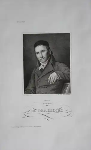 Johann Heinrich Bernhard Dräseke Bischof engraving  Portrait