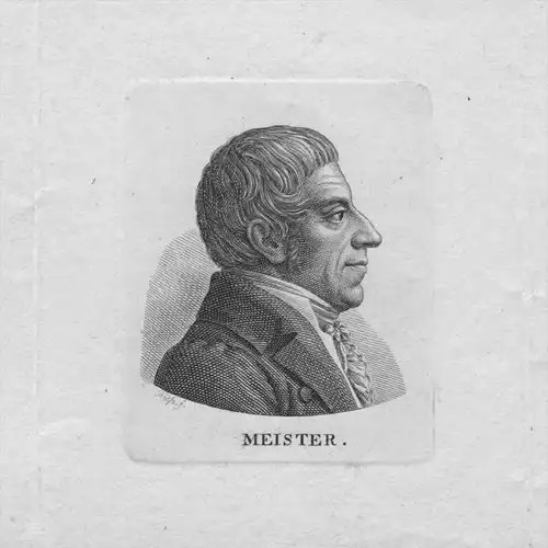 Georg Jacob Friedrich Meister Göttingen Jurist Kupferstich Portrait