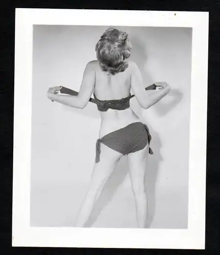 Unterwäsche lingerie Erotik Bikini vintage Dessous pin up Foto photo
