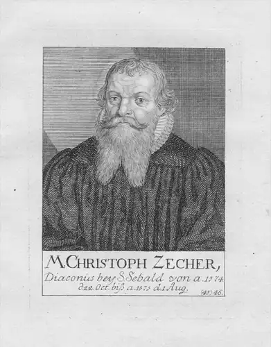 Christoph Zecher Diakon St. Sebald Sebalduskirche Nürnberg Portrait