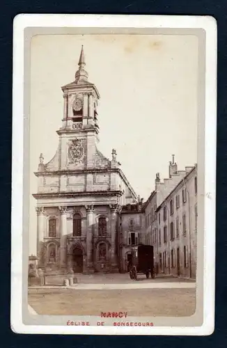 Notre Dame de Bonsecours Nancy Frankreich original Foto photo CDV