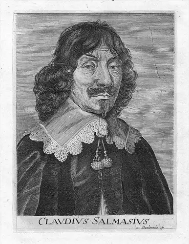 Claudius Salmasius - Claude Saumaise (1588-1653) Classical scholar Semur-en-Auxois, Dijon, Heidelberg, Leiden