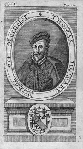 Thomas Howard Duke of Norfolk Kupferstich Portrait engraving